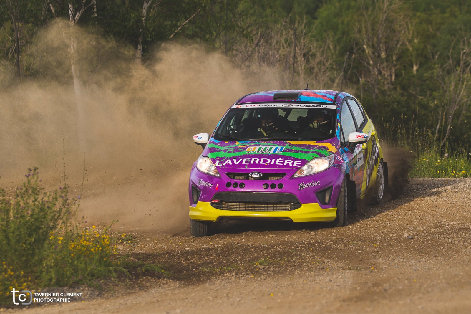 Hoosier Rally Tires - Ford Fiesta in Canadian Rally Championship